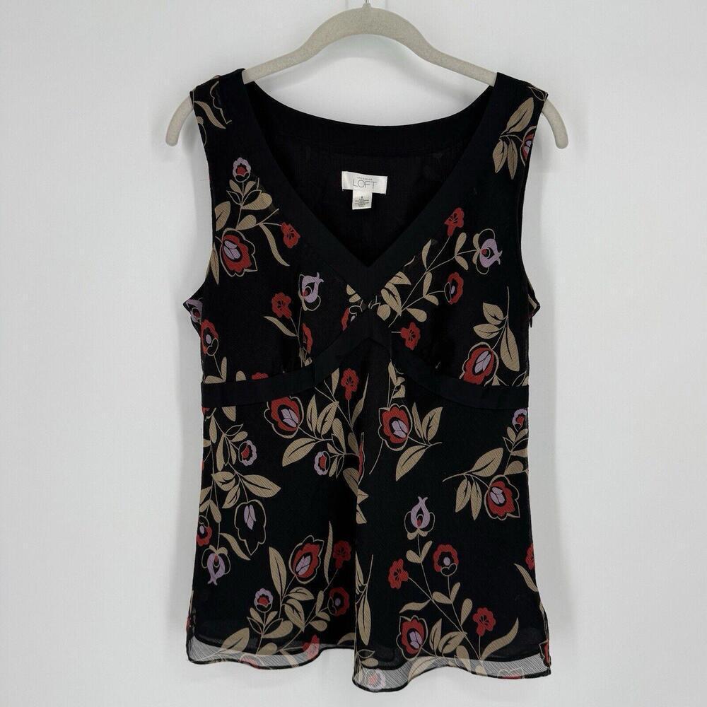 Vintage y2k 90s babydoll top 8  dark floral sheer flowy whimsigoth festival tank